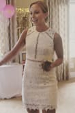 This dress was perfect for my bridal shower! The quality of the material was better than I could have ever expected. Perfect length. Very classy. Love!!! - Amanda F.