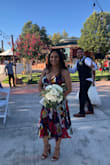 The dress made me feel and look beautiful. I love how the dress Material was light weight enough for a late August wedding. I got so many compliments on the beautiful colors. Definitely going to wear it a couple more times. - Martha H.