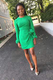 Wow! This dress and color if Gorg! Fits true to sizing. I'm so happy I finally bought it!! - Fresna D.
