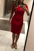 This was perfect for a black-tie, work-related event. Definitely form-fitting but that's to be expected with a bodycon dress. - Jessie E.