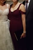I LOVE this dress but shows too much skin around the chest area! Ended up having to wear a sheer cami to cover up - Marguerite M.
