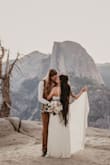 We ordered this dress for a styled shoot we photographed in Yosemite and it was perfect! It's great quality and can easily pass for a real wedding dress. We love how flowy it is, it looks great in photos! - Savannah C.