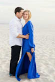 The most beautiful blue for beach photos! The perfect dress for a light windy day on the beach! The best dress! - Katie H.