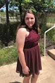 My daughter liked this dress and needed a burgundy dress for a wedding - she has worn it since to a dance. She is 14. She was and is beautiful! - Bethany H.