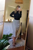 I am absolutely obsessed with this skirt!! I had it in my cart but then it was sold out and I magically logged on to lulus when one was back in stock I was over the moon excite.. and let me tell you it was everything I wanted and more! It fit my body so well! So so comfortable!! I felt so confident in this skirt! Highly recommended! Buy it before it goes out of stock!!! - Sonora W.