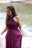 This is a beautiful dress and worked great for our fall outdoor photo shoot!  It is very well made and you will not be disappointed! - Nimarta N.