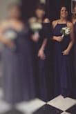 Very elegant! Love the open back. It was a little long to me (I am 5'3). It wasn't perfect after I got it trimmed. - Carolina G.