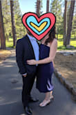 I ordered this dress to wear for an upcoming wedding which I was attending as a guest. The dress is trendy yet classic since it is very simple. The material looks expensive but it is very comfortable and hugs in just the right places. And who doesn't love the option of having pockets?! Color isn't quite as dark navy as the online photo suggested, but still a very wearable and verasatile color. I may have it hemmed a bit since it was a little long on me since I'm shorter, and the bust is a tad looser than I would like it to be but not enough to order a different size. I think both can be remedied by hemming. Overall a great purchase for the price! - Rachel M.