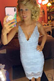 I absolutely fell in love with the dress as soon as a I put it on! I received so many compliments and I felt amazing in it! It fit me perfectly and it looked incredible on! It's really hard for me to find anything in stores due to my tiny size but this dress had a perfect fit to my body size. I cannot wait to wear it again! - Stephanie W.