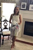 I wore this for my bridal shower and I got SO many compliments! It fit perfectly and is such a good change to the normal bridal shower dresses. - Carly S.