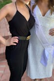 The jumpsuit was so comfortable and cute. I wore it to a bridal shower and received so many compliments. It's so flattering. Depending on how you style it with accessories and shoes it can be casual or dressy. Staple piece for any gals wardrobe. - Victoria M.