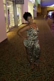 This is a great outfit for party, concert,etc. I wore it for a concert and party and it looked great. I have a short torso so the top was a bit bigge. The ankle ties can be adjusted easily, just tie them while sitting. - Shauna E.