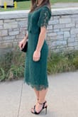 A tiny bit long on my body, but beautiful! Love the material and color. Perfect for a fall wedding! - Iman H.