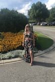 I love the look and the quality of the material, unfortunately the top barely covers your boobs. I had to find a bralette to wear underneath so my boobs wouldn't completely fall out and it barely covered my nipples. The skirt is super cute though! - Jamie-Lynne D.