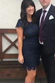 Bought this dress for a family wedding in September and it was the perfect dress. Super flattering on every part of the body. I received lots of compliments and can't wait to wear it again!
I actually pinned some cups into the dress to give me a little more shape around my bust and it worked amazing. - Kate L.