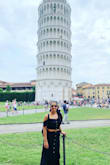 This was a perfect outfit for Italy. The fabric was thick so not see through and the pockets were so helpful to keep my phone in. I'm 5'2 and the length was perfect. - Karla Y.