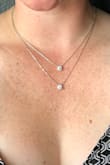 This is a nice addition to any outfit. The length is nice and the clasp is easy to use. - Ashley M.
