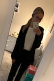 As with all Blazers it is a little tight in the arms but overall fits nicely. I wouldn't go for a larger size. I can dress it up or dress it down. It is prefect for the Georgia heat. Thank you Lulus! - Janine A.