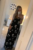 I love this dress. I wear it all the time as either a beach cover up or as a day dress. However, I really wish that Lulus had made a small. I got the S/M and it was pretty baggy in my chest area. If I tighten the straps enough to sit well on me, then the dress is too tight around my armpits. This was easily fixed by adding a cute bralette, but it is always good to know before hand! - Janine A.