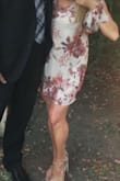 I bought this dress for a wedding & wanted something comfortable yet flattering. I am short waisted with long legs & a bigger bust. I definitely recommend this dress, I got a lot of compliments and very classy. I probably could have gotten a XS but wouldn't have risked it due to bust size. This dress was of great quality fabric wise, just a very pretty dress! - Andrea D.