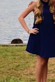 A perfect flowy kind of dress! I got this dress for my homecoming in September 2018 and wouldn't have picked another dress! - Ava F.