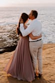 The dress was perfect except I had to alter it shorter. I wore it for my engagement pictures and it was gorgeous for the shoot! - Leila W.