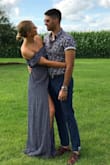 I was right in between a S and M per the sizing guide, so I went with a M. It fits beautifully and gives me a little leeway, I think a S would have also fit - but it's nice to have the dress flowing instead of tighter. I have dressed this up for an summer outdoor barn wedding but also dressed down with sneakers and a belt for a casual look - the length is fine either way! - Erin P.