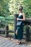 I love this dress, the color is so beautiful. The material is very lightweight, perfect for summer and fall. I ordered XS ( I wear 0-2) and it fits great. It looks amazing with flats and heels. It's one of my favorite dresses now. Thank you Lulus! - Anastasia K.