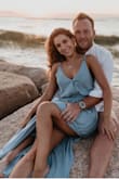 I wore this dress for my beach engagement photos. The color was perfect on the beach and the dress flowed perfectly. - Patrizia L.