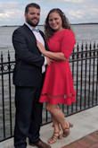 I wore this dress to a wedding and it was absolutely perfect, I received so many compliments! The dress is very well made, thick yet stretchy fabric. The fit cinches in at the waist with a slight flare out for the skirt. Would highly recommend! - Jaclyn