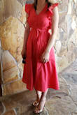 Loved this dress. The color, the cut, the fabric, the fit, the length, the pockets! Perfect to dress up or to dress down, depending on the event. - Nataliya H.