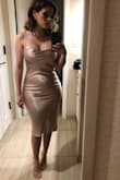 I ordered it for a private vow renewal I did with my husband and thankfully it fit perfectly. All I did was adjust the straps and it was perfect. Love the light blush color - Christine M.