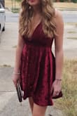 My daughter went to every department store in town looking for a dress for homecoming. None of them fit her right. She is very petite (5ft, 96 lbs) so they were either too long or too big. She decided to go online to see what was available. She came across Lulu's website and found this dress. She ordered an XS with all intentions of having to have it altered. When the dress arrived she tried it on and it fit perfectly! No alterations needed! She found her homecoming dress and received many compliments. - Becky C.
