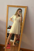 i love it!!! the waist line is a little loose but other than that it fits amazing! i'm going to wear this to homecoming and i won't feel like anything is going to pop out or feel uncomfortable. if you are about my size order a xs;)) - Annalise B.