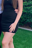 Was so happy with this dress. I really wasn't expecting such good quality for such a low price. The only downside for me was I wanted it shorter so I did have 2 inches cut off. I really hit probably 2 inches or so above my knee but I like my dresses short. Really a great dress and will totally wear it again! - Robin B.