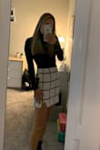 I ordered a small because normally the xs is too small to fit over my hips. This skirt was as least a fourth larger the my waist and would slip down all the way to my hips.
I just received the x-small and it fits so much better, I definitely recommend going down a size! - Janine A.