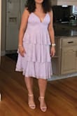 In love with this dress, I like the material fits perfect! - Ajrie C.