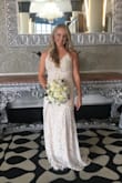 This dress exceeded my expectations! The quality of the lace was remarkable. It was comfortable to wear all day and night and with a little stretch it will hug all your curves perfectly! A must buy for sure! - Erin I.