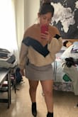 Skirt is great around the waist and loose enough around the hips. I wouldn't change the size. I usually have problems finding skirts that are too tight around the waist and hips or complete opposite. This is perfect for me. - Martha R.