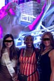 The material is more sweater dress, which is surprising since it looks like a fun summer dress. I wore it in Vegas in August but because it's short and sleeveless I was fine. It hugs curves well, but I wore bike shorts just to smooth things out. - Naomi K.