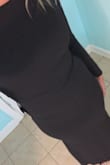 Definitely should have went with a small or medium. Any type of bust makes the back uneven. I'd say a C cup or more should maybe try a medium to keep the shape straight in the back. Very thick nice material though helps keep the mermaid curves sexy! - Ashley P.