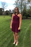 I bought this for my daughter for homecoming and she looked just beautiful. It fit her perfectly and it was not too short. - Nadine M.