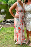Fits tightly & needed to be hemmed. Shows side boob. - Alexandria C.