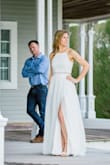 I loves this for my engagement photos. It was a little long with low wedges but I made so since it was so flowy and windy the day of the shoot. - Kristin P.