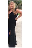 This dress was perfect! The dress ran a little long and uneven, but my alteration guy took care of that for me and the rest of the dress was a perfect fit. I loved it so much I ordered it in red for the next charity gala I have coming up in two weeks.
If you need a good quality sexy dress for your next event at a great price, then ladies you won't be disappointed and you will catch everyone eyes at the event.
A must have in you closet.
My husband absolutely loved it.... - Bonnie C.