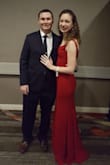 I wore this to a formal event at my husband's law school, and received a ton of compliments! Normally I don't wear things that are as low cut as this dress, but I took a chance on it and am so glad I did! The boning in the chest makes it fit very well so that you aren't falling out of it. I can't wait for another formal event so that I can wear this again! - Katie E.