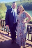 Wore this as a guest to a fall wedding. Loved the dress, but was a little big in the chest. I would suggest going down a size especially if you have a smaller bust. - Stephanie C.