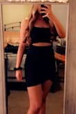 In love with this dress! Fits perfectly and shows just the right amount of skin. - Ali K.