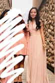 Honestly didn't expect a lot from this dress but got so much compliments when I wore it to my brother's wedding! It looked very elegant and very good quality.. the band around the waist isn't a stretchable material so if you get bloated easy that might cause some problems.. the dress was a little long for me so I got my mom to alter it.. other than those two comments I can't complain much esp for the price!! If you're eyeing this dress I'd just say GO GET IT!!!! You won't be disappointed!! - Guia E.