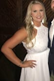 This dress was perfect for my sorority's semi-formal event. The quality was amazing and the dress is well lined. I will most likely be using it for upcoming bridal showers as well. Definitely recommend. - Hannah O.